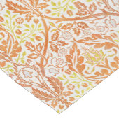 Elegant Oranje bloemmotief Korte Tafelloper (Hoek)