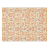 Elegant Oranje bloemmotief Tafelkleed (Voorkant (Horizontaal))