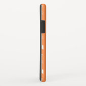 Elegant Oranje en witte pijlen Case-Mate iPhone Case (Achterkant/rechts)