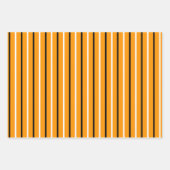 Elegant Oranje Gestreepte Inpakpapier Vel (Voorkant 3)