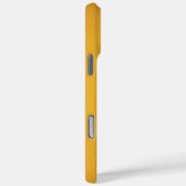 Elegant oranje leer Case-Mate iPhone case (Achterkant / Rechts)