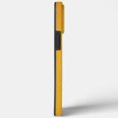 Elegant oranje leer Case-Mate iPhone case (Achterkant / Rechts)