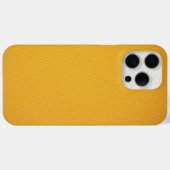 Elegant oranje leer Case-Mate iPhone case (Achterkant (horizontaal))
