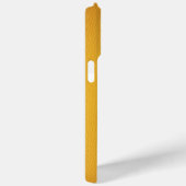 Elegant oranje leer Case-Mate iPhone case (Achterkant / Rechts)