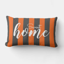 Elegant Oranje striped Pattern Test Sweet Home