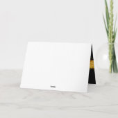 Elegant Oranje Valentijnsdag hart personaliseren Feestdagen Kaart (Achterkant)