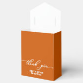 Elegant Oranje Verbrandingspakket Bedankdoosjes (Geopend)