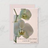 Elegant Orchid Bedankt voor je sympathie (Voorkant / Achterkant)