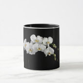 Elegant Orchid Coffee Mok (Midden)