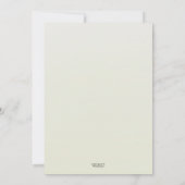 Elegant Orchid Funeral Memorial Service Kaart (Achterkant)