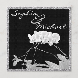Elegant Orchid VERLOVING Invitation Kaart