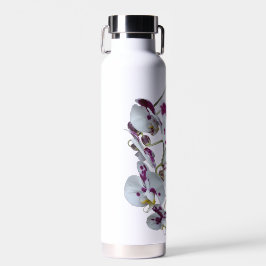 Elegant Orchid Water Bottle – Floral Hydration in Waterfles