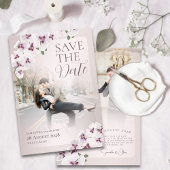 Elegant Orchid Wedding Save the Date