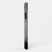 Elegant orchidebloem grijze zwarte bloem Case-Mate iPhone case (Achterkant/rechts)