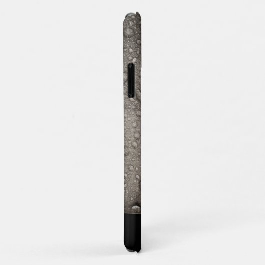 Elegant orchidebloem grijze zwarte bloem Case-Mate iPhone case (Achterkant/rechts)