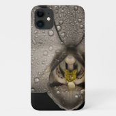 Elegant orchidebloem grijze zwarte bloem Case-Mate iPhone case (Achterkant)