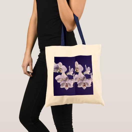 Elegant Orchidee Afbeelding Canvas tas (Voorkant (product))