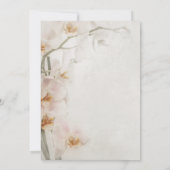 Elegant orchidee Gold Arch muste neutraal monogram Kaart (Achterkant)