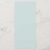 Elegant orchideeën romantische bloemetjes moderne  menu (Achterkant)