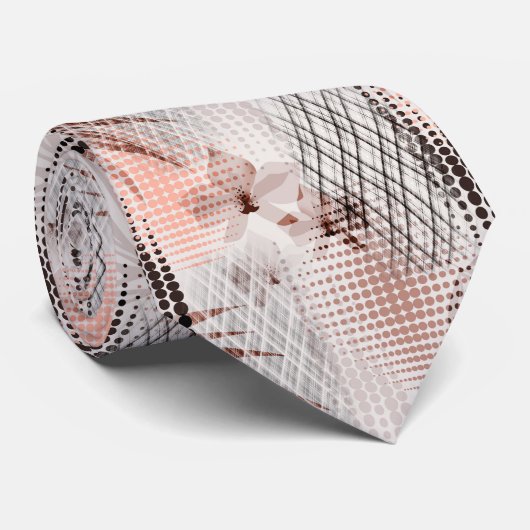 Elegant orchideeënpatroon. stropdas (Opgerold)