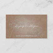 Elegant Orchids Visitekaartjes (Achterkant)