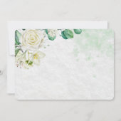 Elegant Organic Modern Wedding Save The Date (Achterkant)