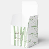Elegant Oriental Bamboo Wedding Bedankdoosjes (Geopend)