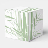Elegant Oriental Bamboo Wedding Bedankdoosjes (Achterkant)