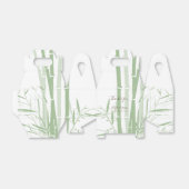 Elegant Oriental Bamboo Wedding Bedankdoosjes (Uitgevouwen)