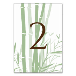 Elegant Oriental Bamboo Wedding Kaart