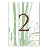 Elegant Oriental Bamboo Wedding Kaart (Achterkant)