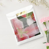 Elegant Oriental Lilies Wedding Bedankzakje (Gezegeld)