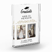 Elegant Ornament Afstuderen Keepslag 2 Fotoblokken (Links)