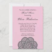 Elegant Ornament Bridal Shower Invitation Kaart (Voorkant)