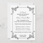 Elegant  Ornament Formal Kaart (Voorkant)