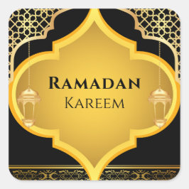 Elegant Ornament Islamic Ramadan Kareem Stickers