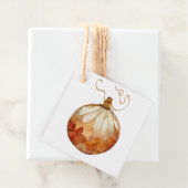 Elegant Ornament kerstcadeau Label (In situ)