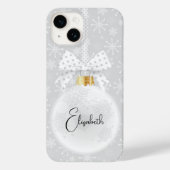Elegant Ornament Kerstmis Case-Mate iPhone Case (Achterkant)