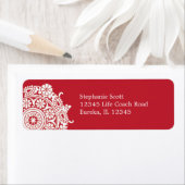 Elegant Ornament Wit/Rood etiket (Insitu)