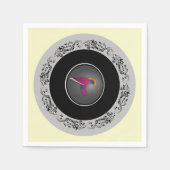 Elegant Ornamental Hummingbird Servet (Voorkant)