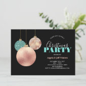 Elegant Ornamenten Kerstfeest 2 Kaart (Staand voorkant)