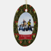 Elegant ornaments kerstvakantiefoto-versiering keramisch ornament (Rechts)