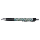 Elegant Ornate Blue Green Pattern Monogram Pen (Bodem)