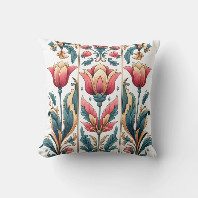 Elegant Ottomaans Sierkussen (Voorkant)