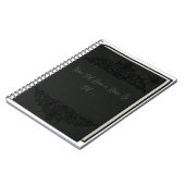 Elegant Oud Boek Creepy Spider Gothic Victoriaans Notitieboek (Linkerzijde)