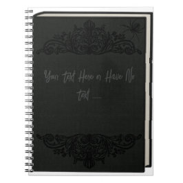 Elegant Oud Boek Creepy Spider Gothic Victoriaans Notitieboek
