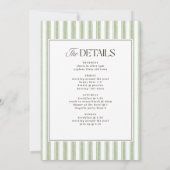 Elegant oud geld vrijgezellenweekend kaart (Achterkant)