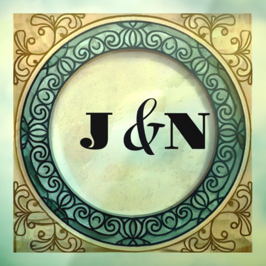  Elegant Oud Ontwerp Venster Cling Raamsticker (Vel 3)