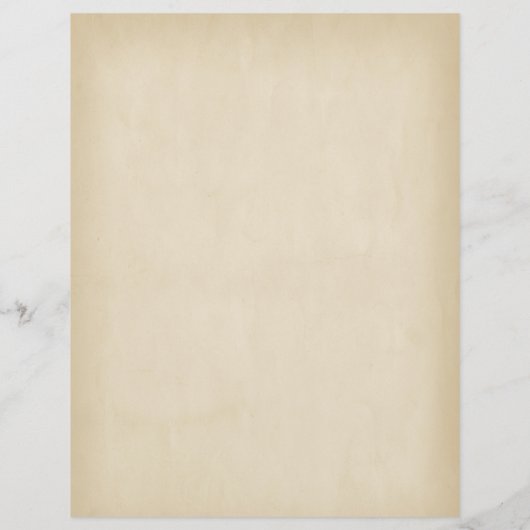 Elegant Oud Papier Initiaal Vol Letter (Achterkant)