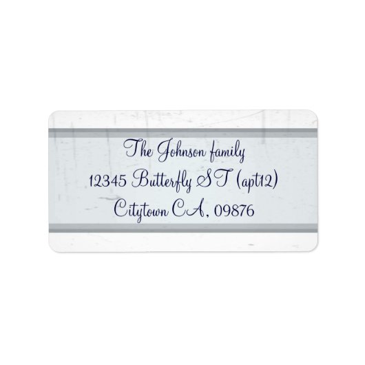 Elegant Oude mode Etiket (Voorkant)